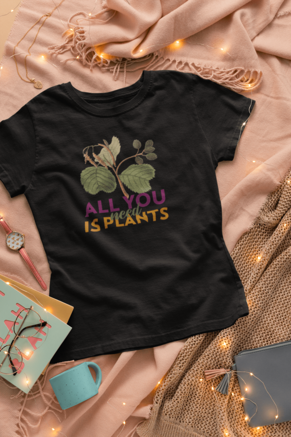 Plants Women Round Neck Half Sleeve T-Shirt - Image 5