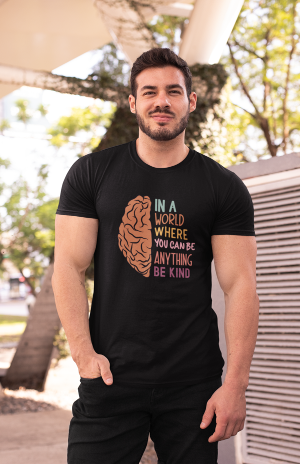 Be Kind Male Round Neck Half Sleeve T-Shirt