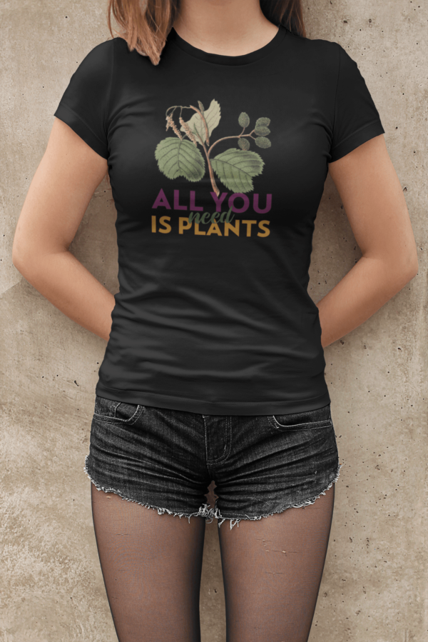 Plants Women Round Neck Half Sleeve T-Shirt - Image 3