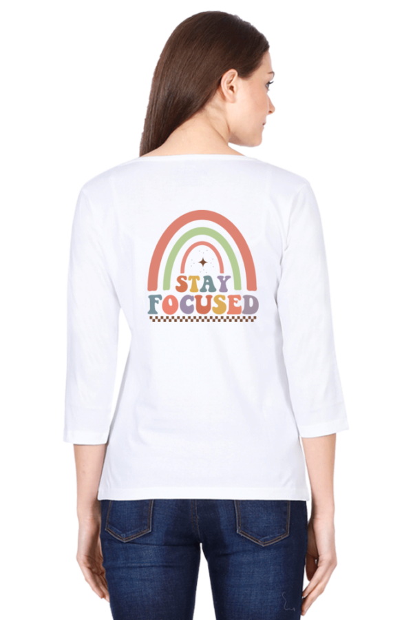 Female Round Neck Full Sleeve T-Shirt - Image 7