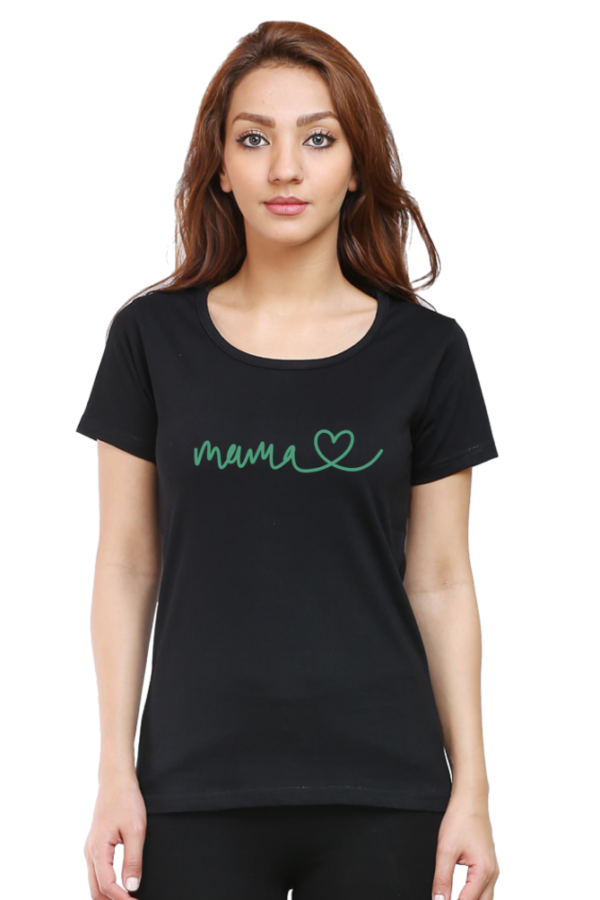 MOTHERS DAY Female Classic Crew T-Shirt Black S - Image 5