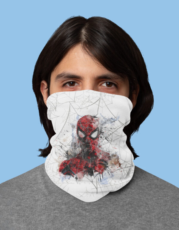 Spider Man's iconic mask